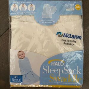 Halo Blue SleepSack Swaddle Wearable Blanket by Halo